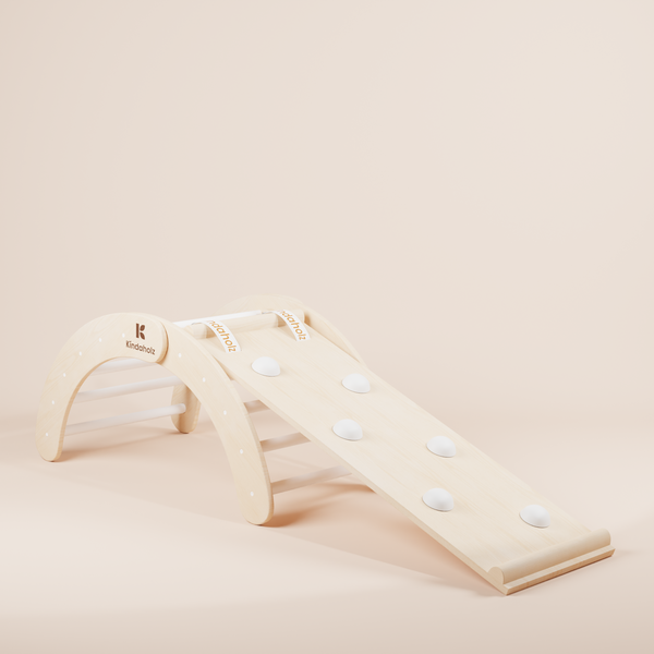 NINA Kletterbogen + NOAH Rutschrampe weiß