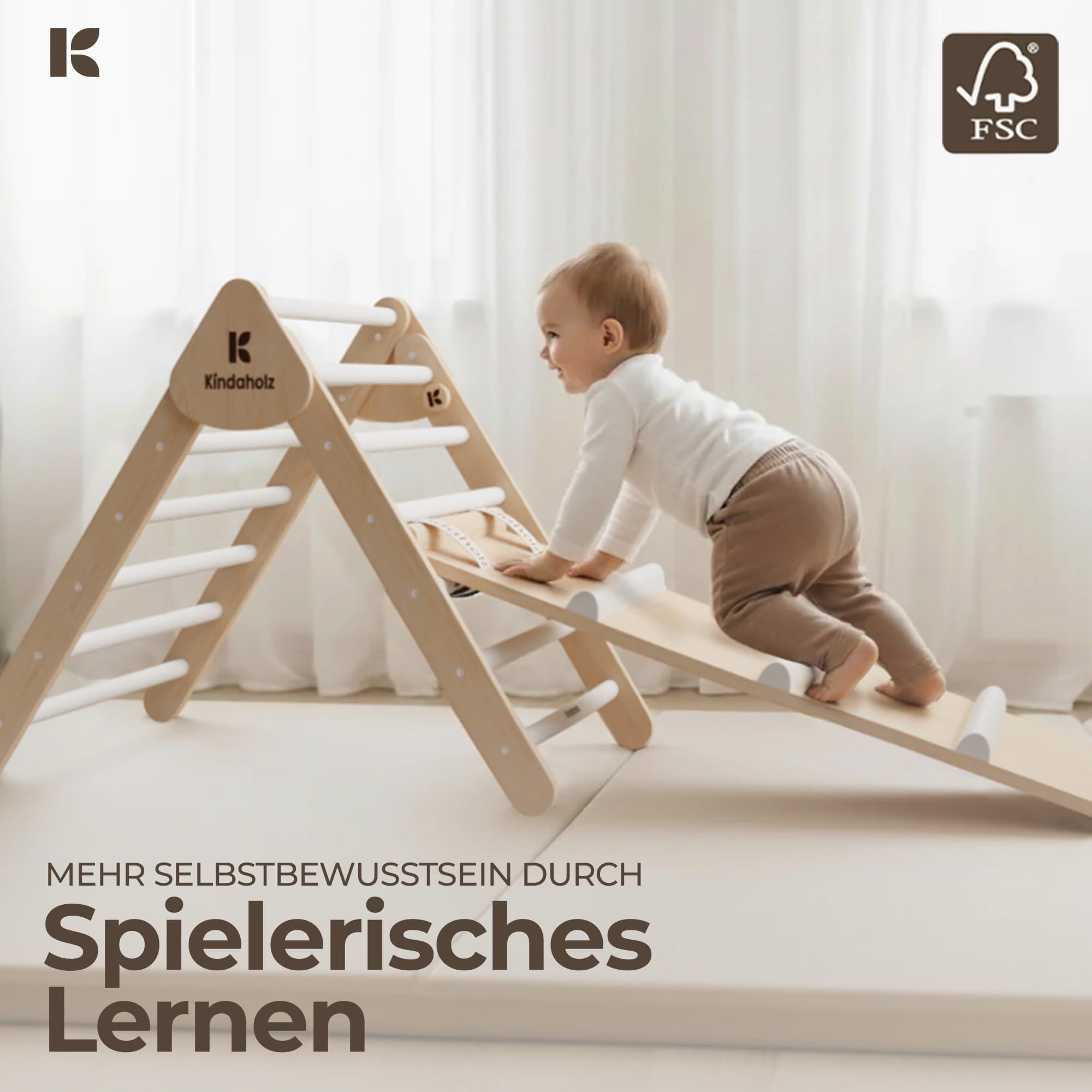 Kletterdreieck SAMI + Rutschrampe MIKA