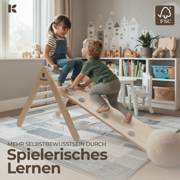 Kletterdreieck SAMI + Rutschrampe NOAH
