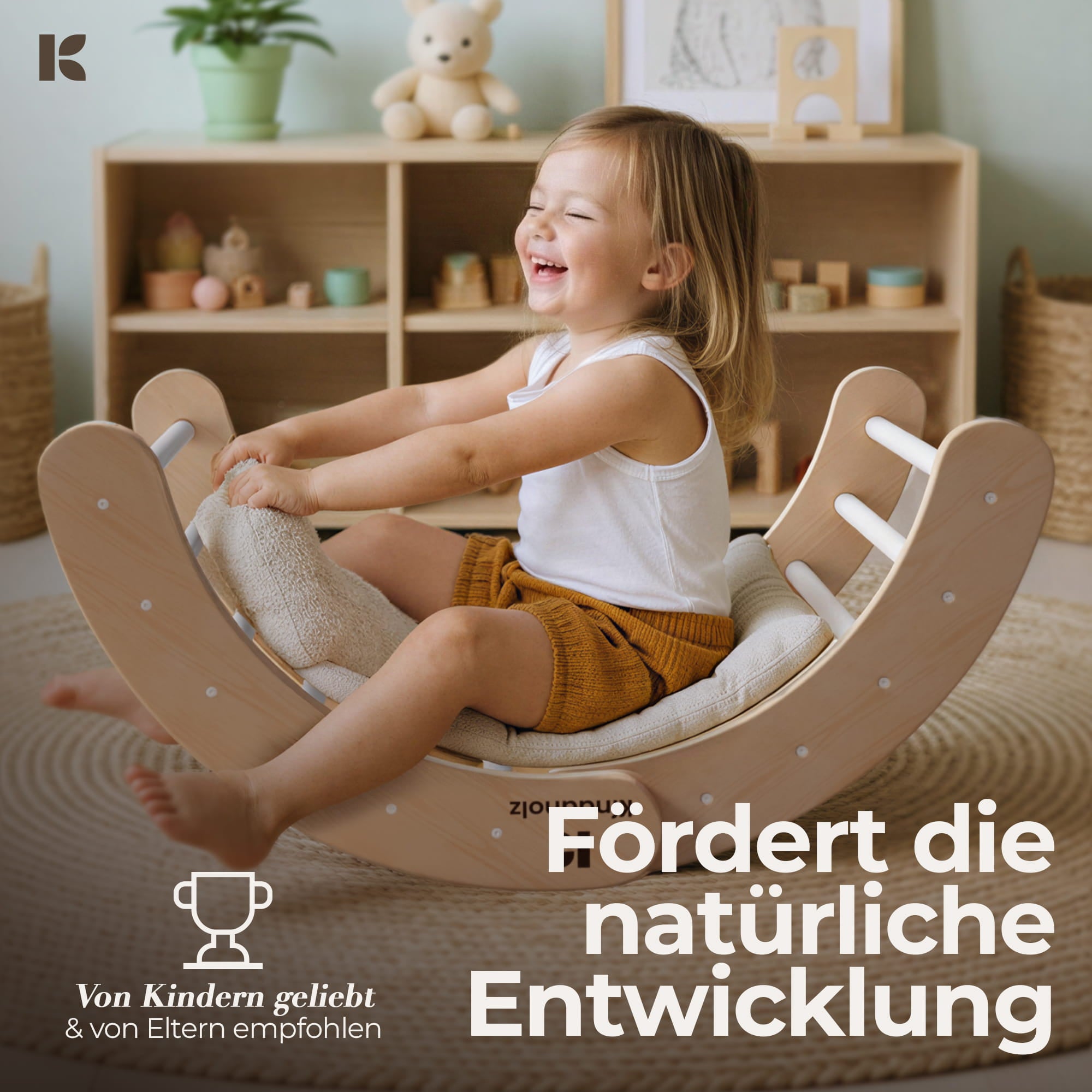 Kletterdreieck + Kletterbogen + MIKA Rutschrampe