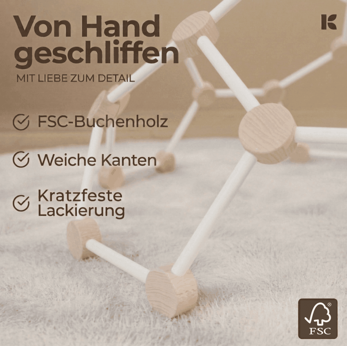Kletterdom MAXI weiß