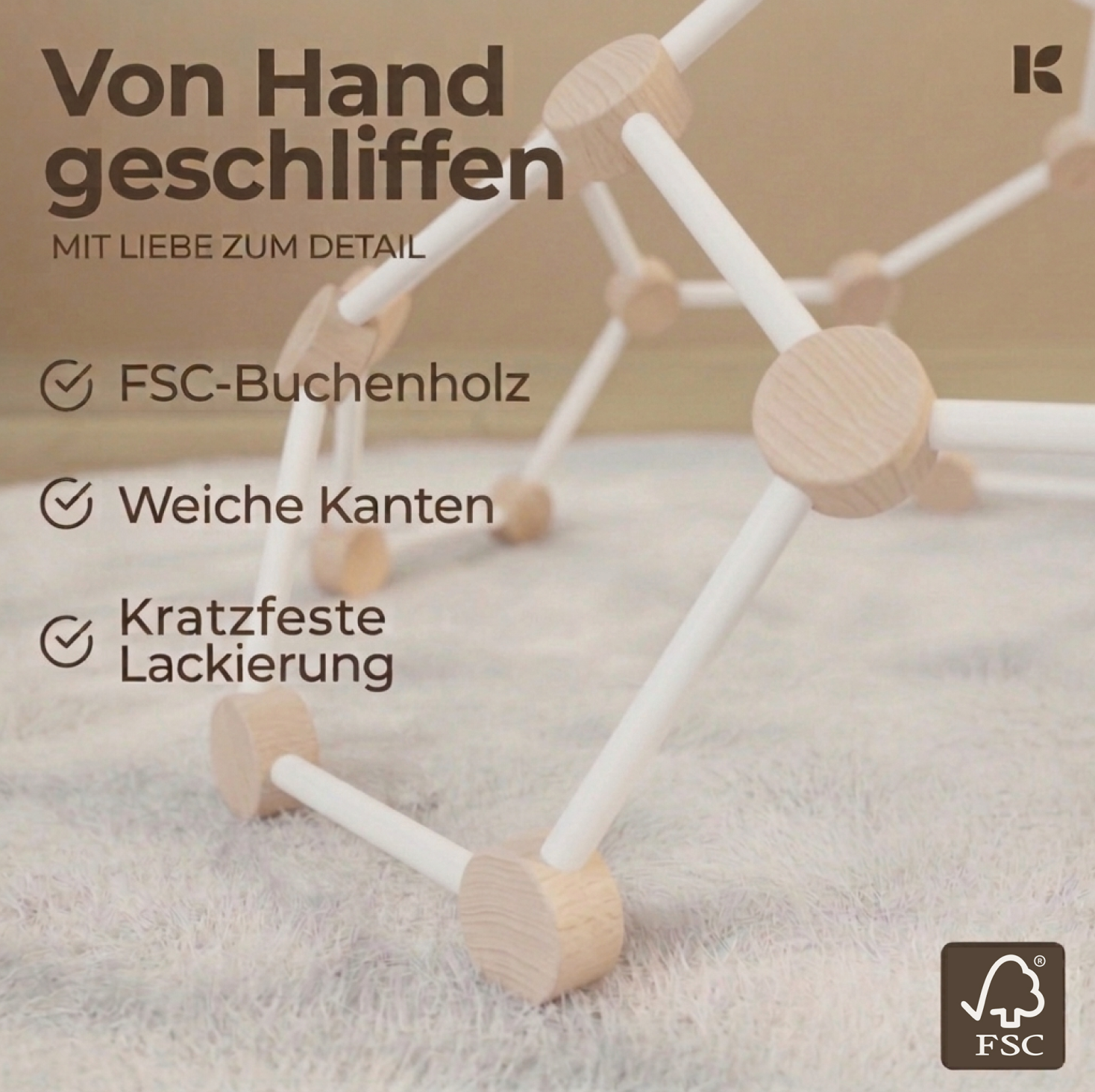 Kletterdom MAXI weiß