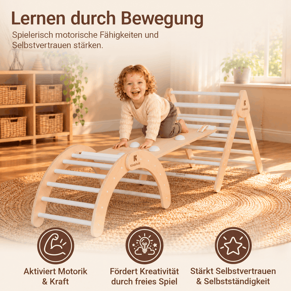 Kletterdreieck & Bogen + Rutsche